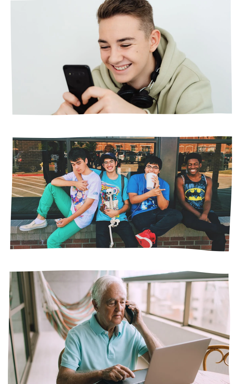 Ouderen hebben vergelijkingsmateriaal voor taal, bij jongeren is die database kleiner. (1)